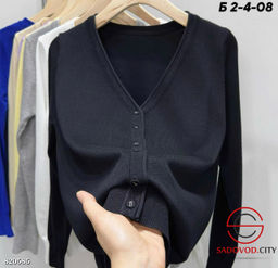 Кардиган женский однотонный