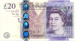 Банкнота 20 фунтов 2006 года Великобритания