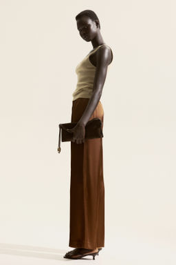 Pantal?n amplio con raya - H&m фото 4