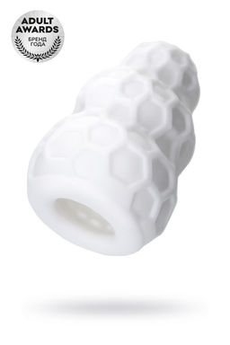 Мастурбатор A-Toys Flaff, TPE, белый, 8см, 2,9 см