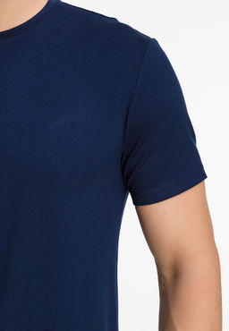 Футболка мужская короткий рукав GREG G145-V-52203 (т-синий)  фото 6