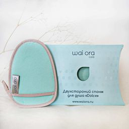Двухстороний спонж для душа Dolce (Мятный) - Wai ora фото 2