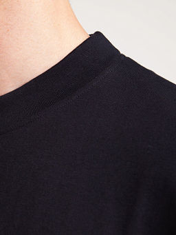 Футболка ЗАПОРОЖЕЦ Blank oversize DEEP BLACK  фото 8
