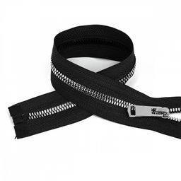 Молния Mzip трактор №5 1 замок TT, 90см, цв.черн/серебро уп.1шт