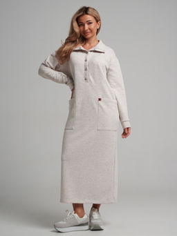 978 Платье "Меланж/капучино"