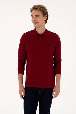 Erkek Bordo Basic Sweatshirt Sepette S_rpriz _ndirim - U.s. polo assn фото 3