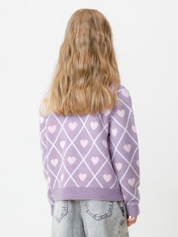 КВ 30158/ш/светло-сиреневый кардиган для дев - Crockid фото 5