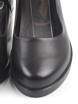 06-DHL104-D1 BLACK Туфли женские (натуральная кожа)