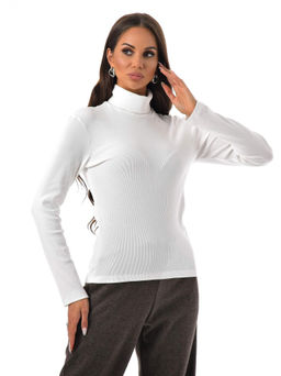 Водолазка в рубчик