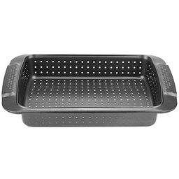 Форма для выпечки с тефлоновым покрытием 32х21,5см, h5см, с перфорацией (Китай)