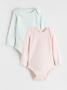 Bisiklet Yaka K?z Bebek ??t??tl? Body 2li