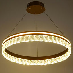 Светильник «Джес» LED 150 Вт золото 58×58×9 см BayerLux