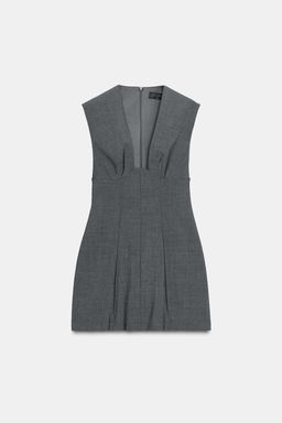 SHORT V-NECK DRESS - Zara фото 4