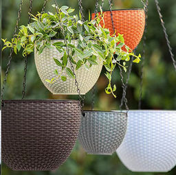 Кашпо пластик 21х13 см / P7208 /уп 60/