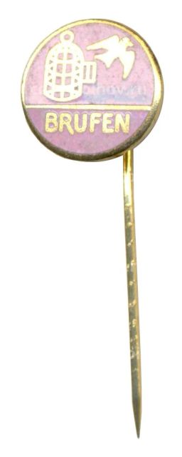Значок рекламный Brufen