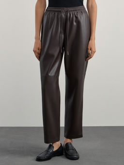 Брюки джоггеры из искусственной кожи / Zarina  фото 2