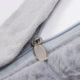 Наволочка декоративная Этель цвет серый 43х43 см , велсофт, полиэстер  фото 4