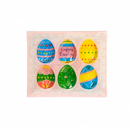 Тарелка ПАСХАЛЬНАЯ для 6 яиц арт.GC2504 /LUMINARC/