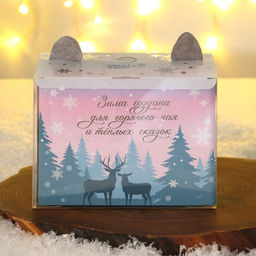 Подарочный набор «Зима волшебное время»: кружка 350 мл, повязка на голову