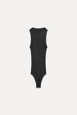 SEAMLESS MESH BODYSUIT WITH METALLIC THREAD - Zara фото 5