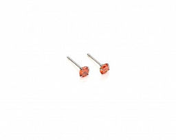 Серьги-гвоздики PR1469 -5 оранжевый