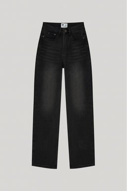 Джинсы-трубы Washed Black