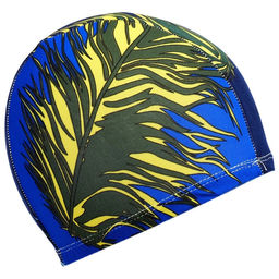 Шапочка для плавания подростковая ONLYTOP, тканевая, обхват 46-52 см, цвета МИКС