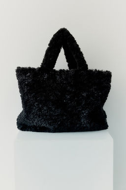 Bolsa shopper grande en borreguito