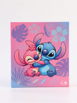 Блокнот пушистый и ручка многоцветная «Стич», голубой