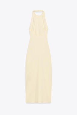DRAPED HALTER DRESS - Zara фото 9