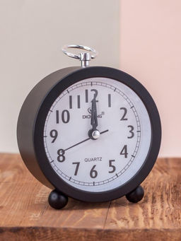 Часы-будильник "Every day", black (12,2х12,2 см)