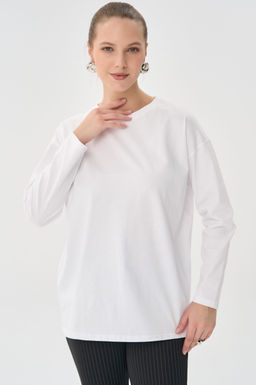 Лонгслив Эшли (белый) - Эльза фото 4