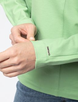 VILATTE / Джемпер из премиального футера двухнитки с эластаном  фото 4