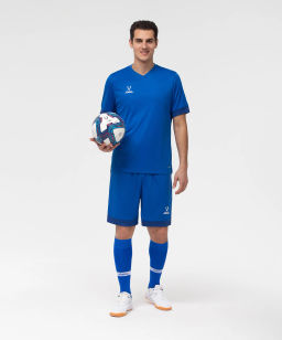 Футболка игровая JOGEL DIVISION PerFormDRY Union Jersey, синий/темно-синий/белый  фото 7