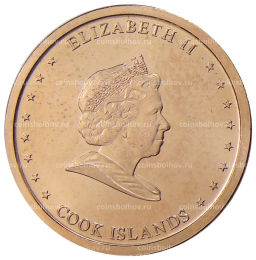 Монета 5 центов 2010 года Острова Кука