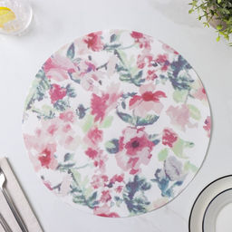 Набор салфеток сервировочных Доляна Акварель. Круг, 4 шт, d=38 см  фото 10