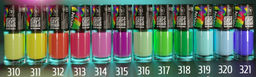 TF Лак для ногтей COLOR GEL тон 320/ NEON/ High Wave/светло-голубой яркий 8мл