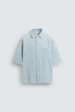 RELAXED FIT CHECK SHIRT - Zara фото 15