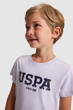 Erkek Гocuk Lila Bisiklet Yaka Basic TiЕГrt - U.s. polo assn фото 2