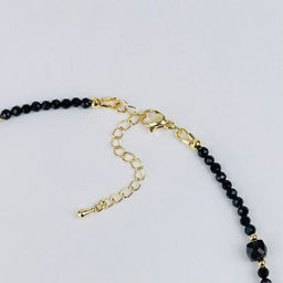 Колье из Шпинели, Малахита и Цитрина 38 см +