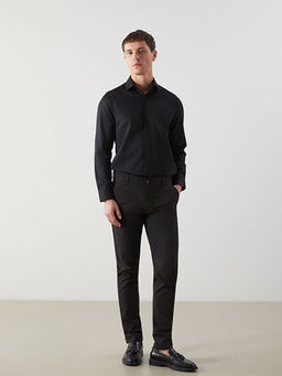 Slim Fit Uzun Kollu Erkek G?mlek