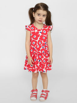 CRB wear/CSKG 63581-25-373 Платье для девочки,малиновый/Ex.Cherubino