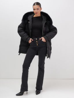 Куртка зимняя женская с мехом и капюшоном  Бренд: Visdeer  фото 9