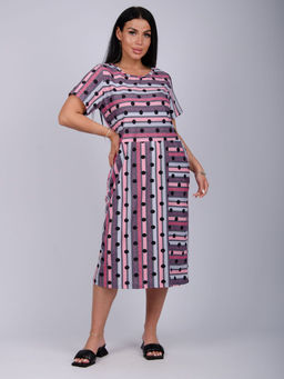 Платье "Линда" бордо, трикотаж