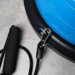 Полусфера балансировочная BOSU 46см Woohooo Drops эспандер, насос/ синий / B46Dr-B/ уп5 - ГалеонТрейд фото 8