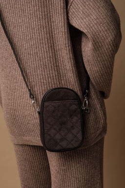 Сумка замшевая Azaro 30832 темно-коричневый