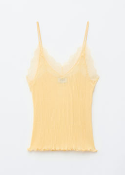Camisola de encaje en punto de canal?