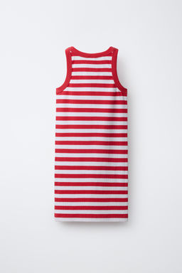 VESTIDO RIB RAYAS / Rojo - Zara фото 2