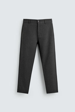 TEXTURED COMFORT TROUSERS - Zara фото 6