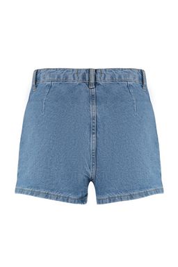 TRENDYOLMILLA Mavi Pileli Normal Bel Mini Denim Sort Etek TWOSS22SR00163 фото 13